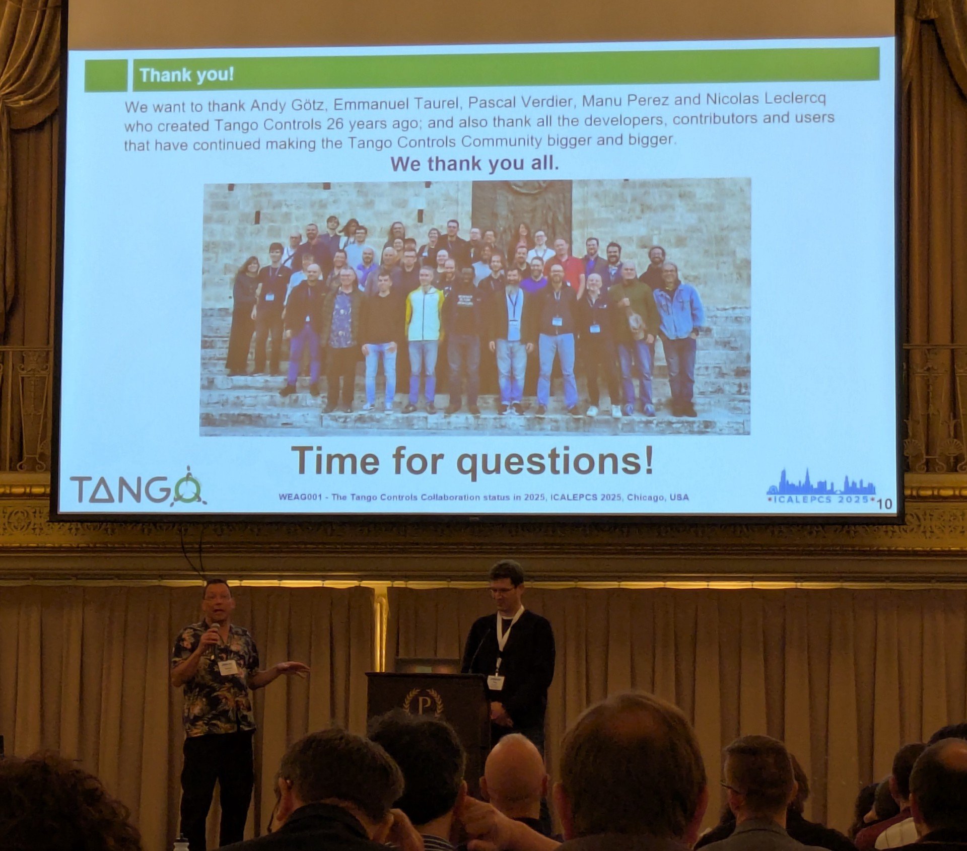 ICALEPCS2025 status presentation